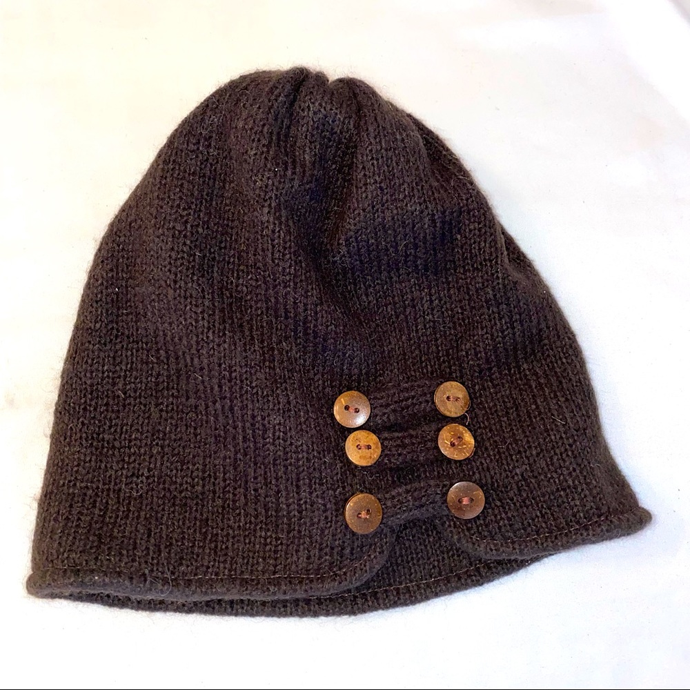Roxy knit beanie with buttons